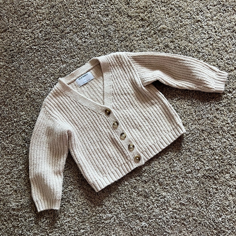 Old Navy Toddler Girl Cream Sweater Size 3t